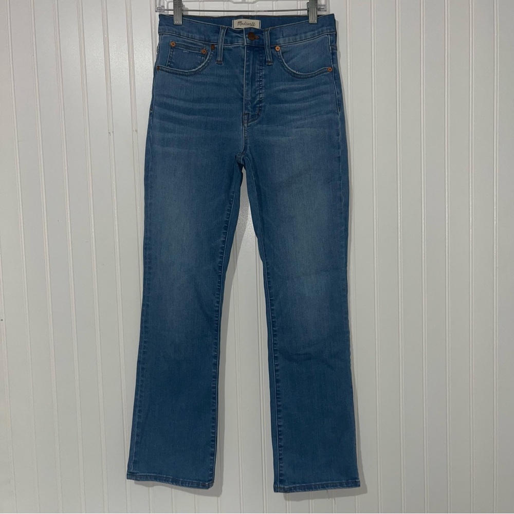 Madewell Cali Demi boot jeans size 27T